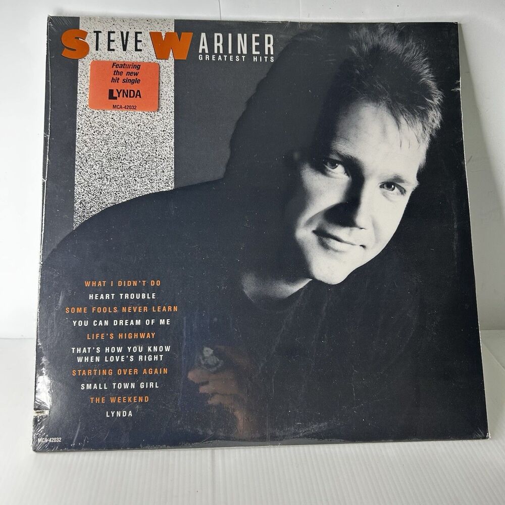 Steve Wariner Greatest Hits Factory Sealed Mint Vinyl Hype Sticker Country 1987
